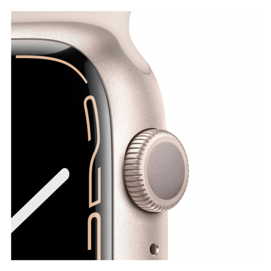 Умные часы Apple Watch Series 7 41mm Aluminium with Sport Band, Сияющая звезда