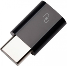 Переходник Xiaomi micro USB-USB Type C Черный