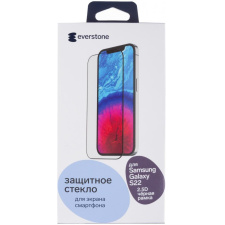 Защитное стекло Everstone 2.5D FG для Samsung Galaxy S22 Черное