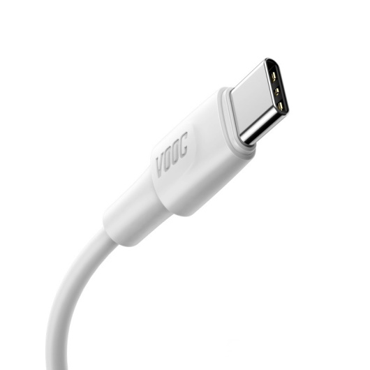 Кабель USB BASEUS White Series, USB VOOC - Type-C, 5A, 1 м, Белый