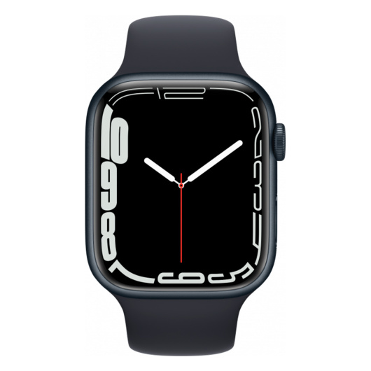 Умные часы Apple Watch Series 7 41mm Aluminium with Sport Band, Темная ночь