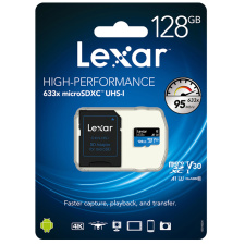 Карта памяти Lexar 128GB Class10 USH-I 633х + SD адаптер