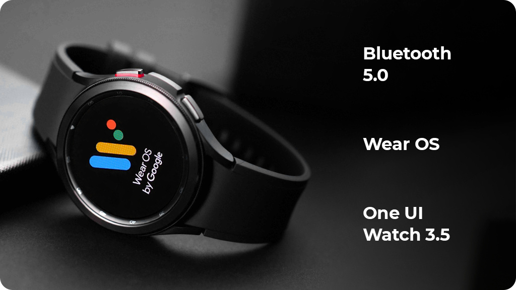 Умные часы Samsung Galaxy Watch4 44мм Wi-Fi NFC GPS + Cellular, черный